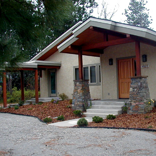 Leenhouts residence, entry, photo 2