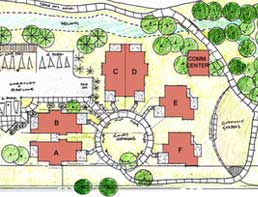 Green Lane, court plan